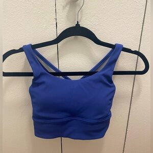 Lululemon blue sports bra
